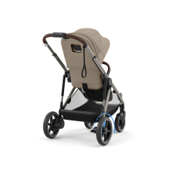 Cybex e-Gazelle S - Wózek Głęboko-Spacerowy | zestaw 2w1 | ALMOND BEIGE