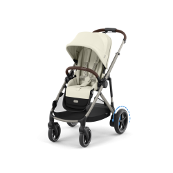 Cybex e-Gazelle S - Wózek Głęboko-Spacerowy | zestaw 2w1 | SEASHELL BEIGE