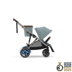 Cybex e-Gazelle S - Wózek Głęboko-Spacerowy | zestaw 2w1 | STORMY BLUE