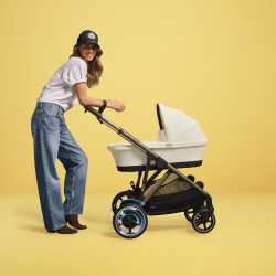 Cybex e-Gazelle S - Wózek spacerowy dla bliźniąt | STORMY BLUE