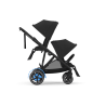 Cybex e-Gazelle S - Wózek spacerowy dla bliźniąt | MOON BLACK