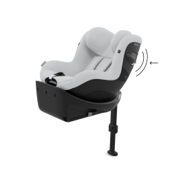 Cybex Sirona Gi i-Size - Obrotowy fotelik samochodowy 61-105 CM | FOG GREY ****ADAC