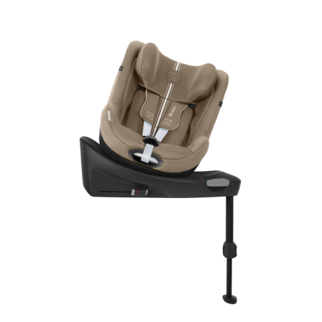 Cybex Sirona Gi i-Size - Obrotowy fotelik samochodowy 61-105 CM | PLUS ALMOND BEIGE ****ADAC