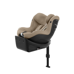 Cybex Sirona Gi i-Size - Obrotowy fotelik samochodowy 61-105 CM | PLUS ALMOND BEIGE ****ADAC