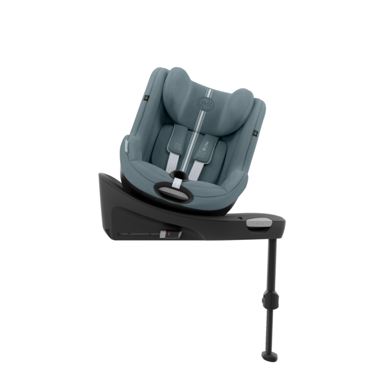 Cybex Sirona G - Obrotowy fotelik samochodowy 61-105 CM | zestaw z bazą | PLUS STORMY BLUE ****ADAC