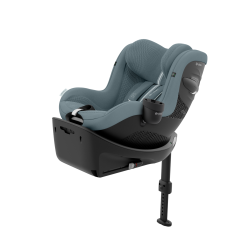 Cybex Sirona G - Obrotowy fotelik samochodowy 61-105 CM | zestaw z bazą | PLUS STORMY BLUE ****ADAC