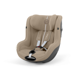 Cybex Sirona G - Obrotowy fotelik samochodowy 61-105 CM | zestaw z bazą | PLUS ALMOND BEIGE ****ADAC