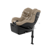 Cybex Sirona G - Obrotowy fotelik samochodowy 61-105 CM | zestaw z bazą | PLUS ALMOND BEIGE ****ADAC