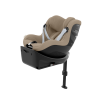 Cybex Sirona G - Obrotowy fotelik samochodowy 61-105 CM | zestaw z bazą | PLUS ALMOND BEIGE ****ADAC