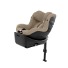 Cybex Sirona G - Obrotowy fotelik samochodowy 61-105 CM | zestaw z bazą | PLUS ALMOND BEIGE ****ADAC