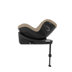 Cybex Sirona G - Obrotowy fotelik samochodowy 61-105 CM | zestaw z bazą | PLUS ALMOND BEIGE ****ADAC