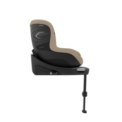 Cybex Sirona G - Obrotowy fotelik samochodowy 61-105 CM | zestaw z bazą | PLUS ALMOND BEIGE ****ADAC