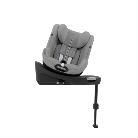 Cybex Sirona G - Obrotowy fotelik samochodowy 61-105 CM | zestaw z bazą | PLUS STONE GREY ****ADAC