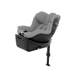 Cybex Sirona G - Obrotowy fotelik samochodowy 61-105 CM | zestaw z bazą | PLUS STONE GREY ****ADAC