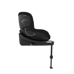 Cybex Sirona G - Obrotowy fotelik samochodowy 61-105 CM | zestaw z bazą | PLUS MOON BLACK ****ADAC