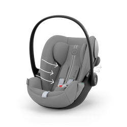 Cybex Cloud G - Rozkładany fotelik samochodowy 40-87 CM | PLUS STONE GREY ****ADAC