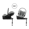 Cybex Cloud G - Rozkładany fotelik samochodowy 40-87 CM | zestaw z bazą | PLUS STONE GREY ****ADAC