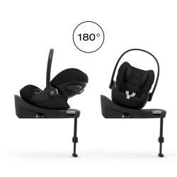 Cybex Cloud G - Rozkładany fotelik samochodowy 40-87 CM | zestaw z bazą | MAGIC BLACK ****ADAC