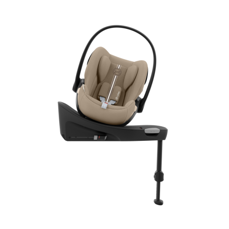 Cybex Cloud G - Rozkładany fotelik samochodowy 40-87 CM | zestaw z bazą | PLUS ALMOND BEIGE ****ADAC