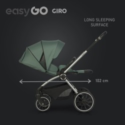 EasyGo Giro - Wózek Głęboko-Spacerowy | zestaw 2w1 | SAGE GREEN