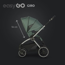 EasyGo Giro - Wózek Głęboko-Spacerowy | zestaw 2w1 | SAGE GREEN