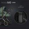 EasyGo Giro - Wózek Głęboko-Spacerowy | zestaw 2w1 | SAGE GREEN