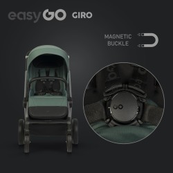 EasyGo Giro - Wózek Głęboko-Spacerowy | zestaw 2w1 | SAGE GREEN