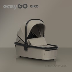 EasyGo Giro - Wózek Głęboko-Spacerowy | zestaw 2w1 | SAVANA BEIGE