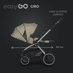 EasyGo Giro - Wózek Głęboko-Spacerowy | zestaw 2w1 | SAVANA BEIGE