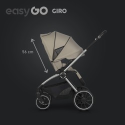 EasyGo Giro - Wózek Głęboko-Spacerowy | zestaw 2w1 | SAVANA BEIGE