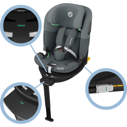 Maxi-Cosi Emerald 360 S - Obrotowy fotelik samochodowy 40-150 CM | TONAL GRAPHITE