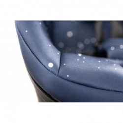 Caretero Twisty i-Size - Obrotowy fotelik samochodowy 0-18 KG | GRANATOWY