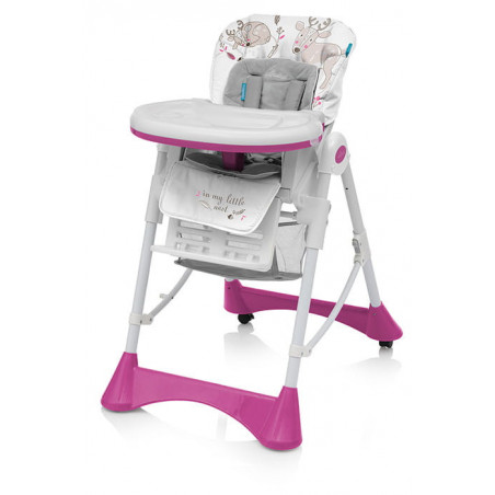 Baby Design Pepe - Krzesełko do karmienia | PINK