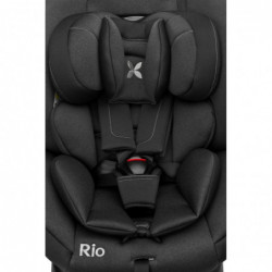 Caretero Rio i-Size - Obrotowy fotelik samochodowy 0-18 KG | BLACK