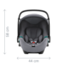Britax Romer Baby-Safe 3 i-Size - Fotelik samochodowy 0-13 KG | SPACE BLACK ****ADAC