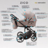 Adamex Zico - Wózek Głęboko-Spacerowy | zestaw 2w1 | TK-27