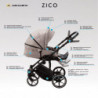 Adamex Zico - Wózek Głęboko-Spacerowy | zestaw 2w1 | TK-27