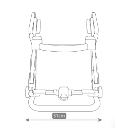 Camarelo Previo - Wózek Głęboko-Spacerowy | zestaw 2w1 | PR-2