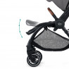Kinderkraft Evolution - Wózek spacerowy + miękka gondola | zestaw 2w1| GREY