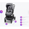 Baby Design Zoy - Wózek Głęboko-Spacerowy | zestaw 2w1 | 03 NAVY