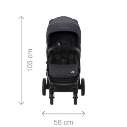 Britax Romer B-AGILE R - Terenowy wózek spacerowy | ELEPHANT GREY/BLACK