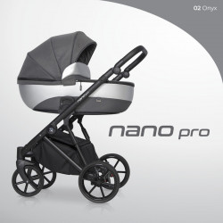 Riko Nano Pro - Wózek Głęboko-Spacerowy | zestaw 2w1 | ONYX