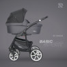 Riko Basic Sport - Wózek Głęboko-Spacerowy | zestaw 2w1 | CARBON