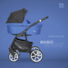 Riko Basic Sport - Wózek Głęboko-Spacerowy | zestaw 2w1 | RAICING BLUE