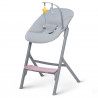 Kinderkraft Livy 4w1 - Krzesełko do karmienia + leżaczek | PINK