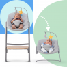 Kinderkraft Livy 4w1 - Krzesełko do karmienia + leżaczek | OAK