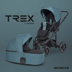 Riko Trex - Wózek Głęboko-Spacerowy | zestaw 2w1 | LAGOON