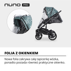 Riko Nuno Pro - Wózek spacerowy + gondola miękka | zestaw 2w1 | ROSE