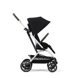 Cybex New Eezy S Twist+ 2 SLV + folia - Obrotowy wózek spacerowy | MOON BLACK