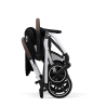 Cybex New Eezy S Twist+ 2 SLV + folia - Obrotowy wózek spacerowy | MOON BLACK